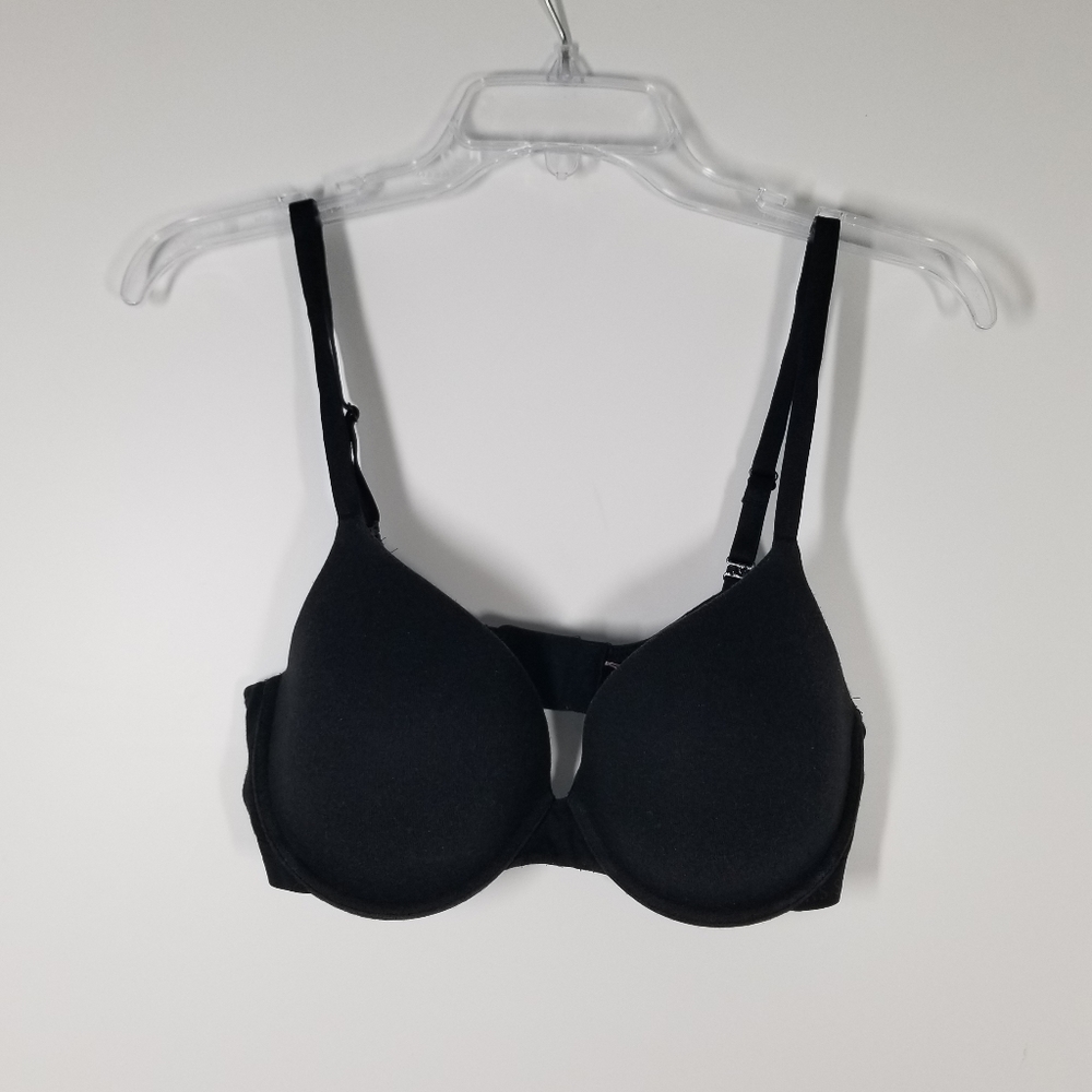 Victoria's Secret Black Tshirt Lightly Lined Convertible Bra Size 34D